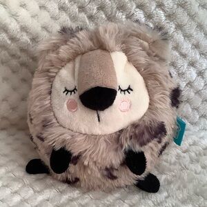 Manhattan Toy Squeezmeez Round Plush Leopard Stuffed Animal Toy